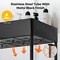 2 Pack Pull Out Under Sink Organizer 2 Tier Multi Purpose  For Bathroom Kitchen Sink Storage Organizer With Hook & Hanging Cup Matte Black Sliding Cabinet Organizer